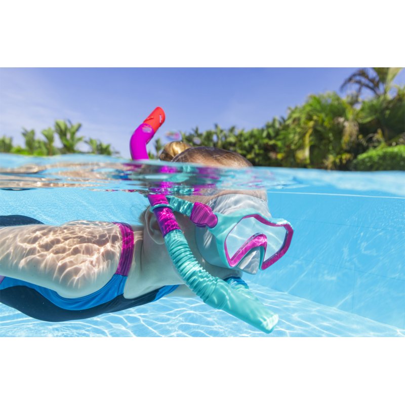 Bestway Masque et tuba Crusader pour jeunes enfants dès 7 ans