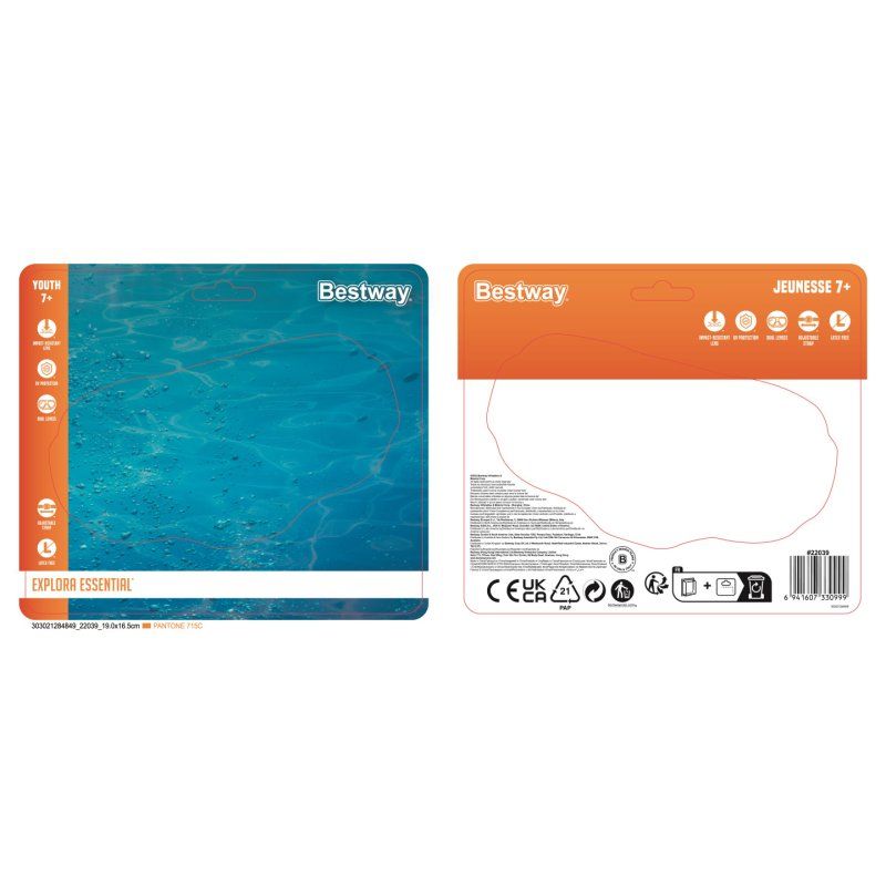 Bestway 30182 / 23 kit de natation Couleurs assorties Enfants, ados et adultes