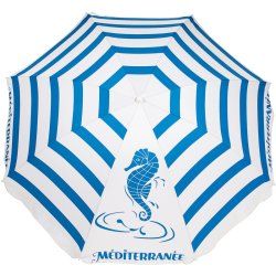 Parasol Polyester Méditerranée 180Cm - Modèle choisi aléatoirement