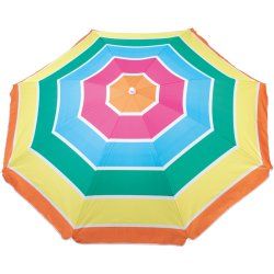 Parasol Polyester Rayé FV 140Cm - Modèle choisi aléatoirement