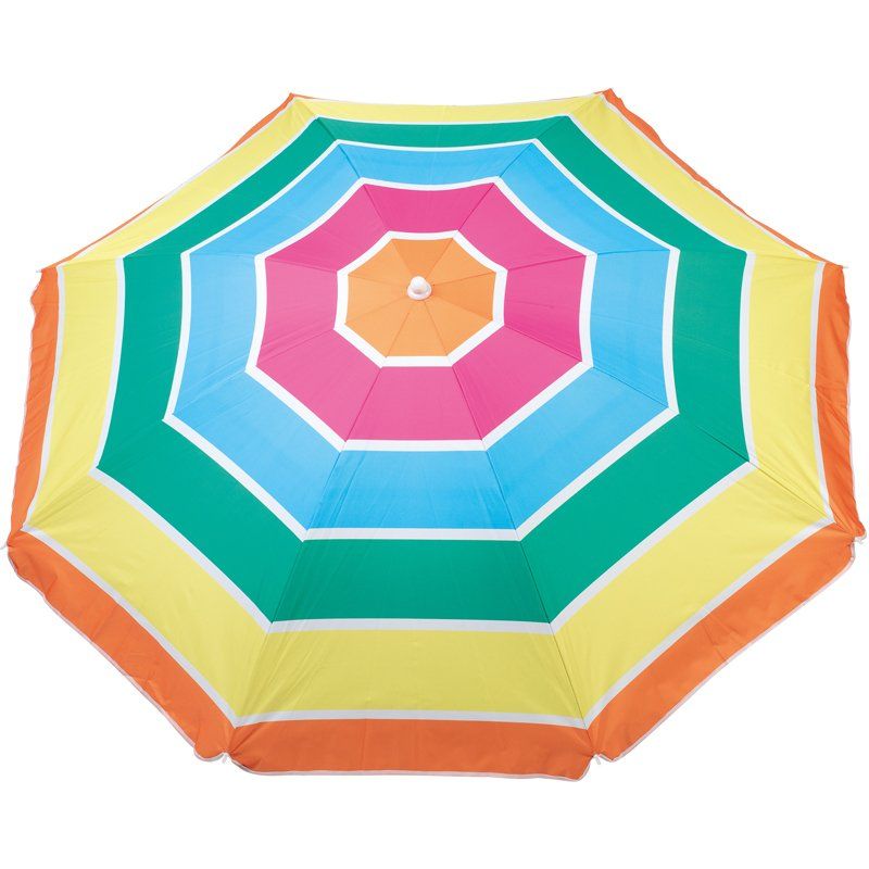 Parasol Polyester Rayé FV 200Cm - Modèle choisi aléatoirement