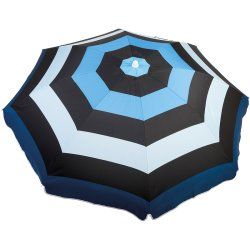 PARASOL POLY NOIR/BLEU D160