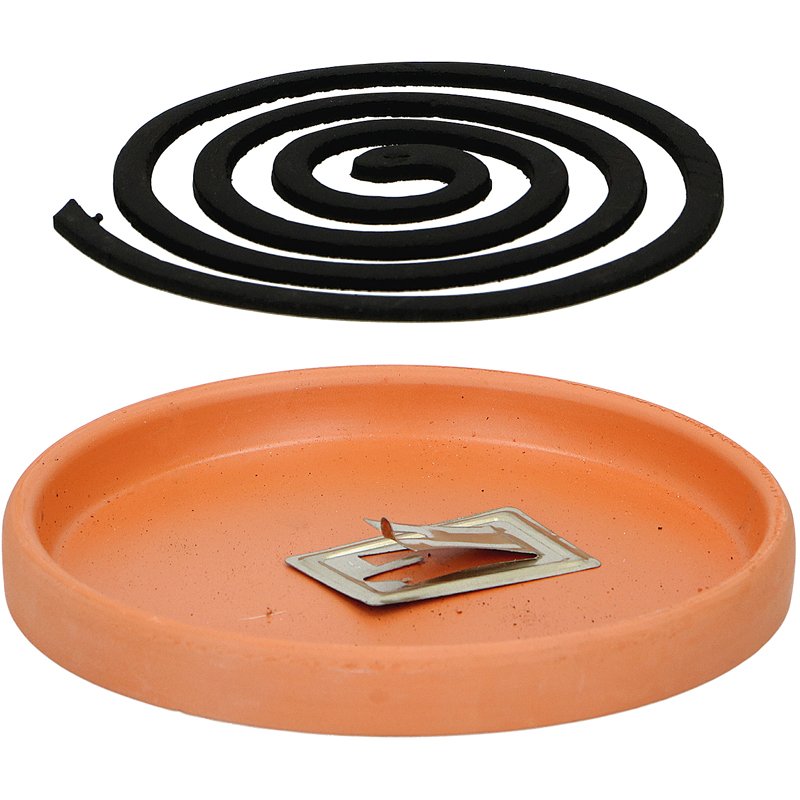 6 Spirales Citronnelle Terre Cuite