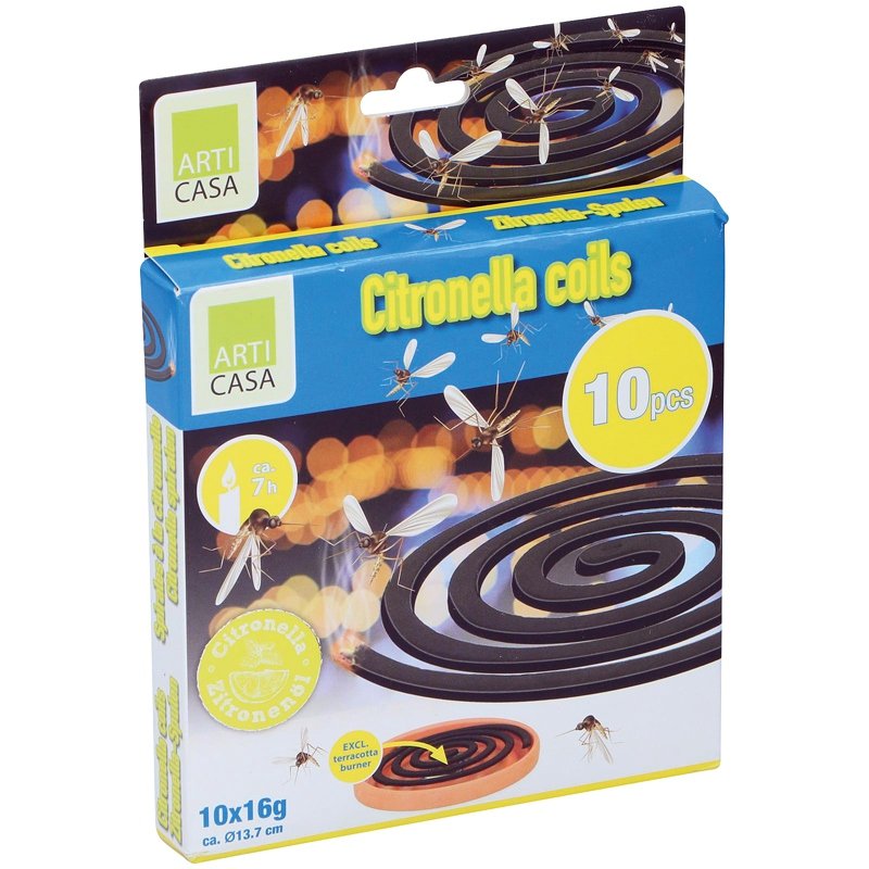Recharge De 10 Spirales Citronnelle