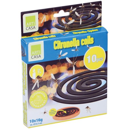 Recharge De 10 Spirales Citronnelle
