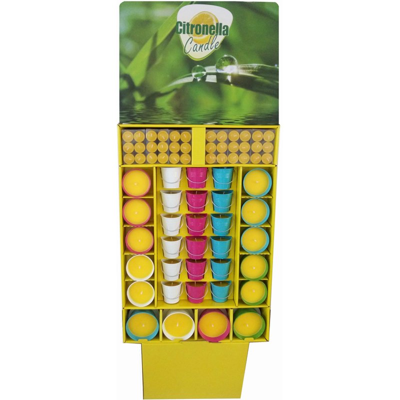 Présentoir 126 Bougies Citronnelle