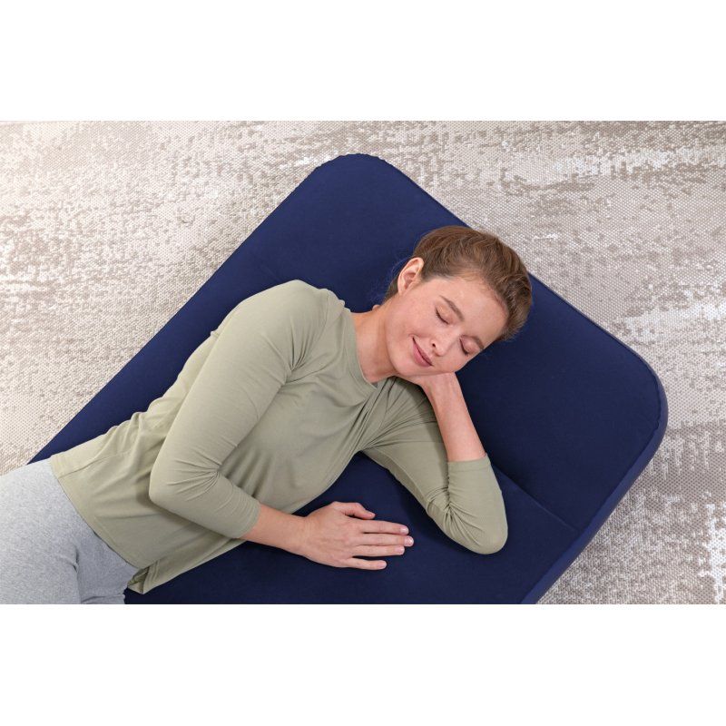 Bestway Matelas gonflable 1 place avec pompe à pied intégrée 1,85 m x 76 cm x 28 cm