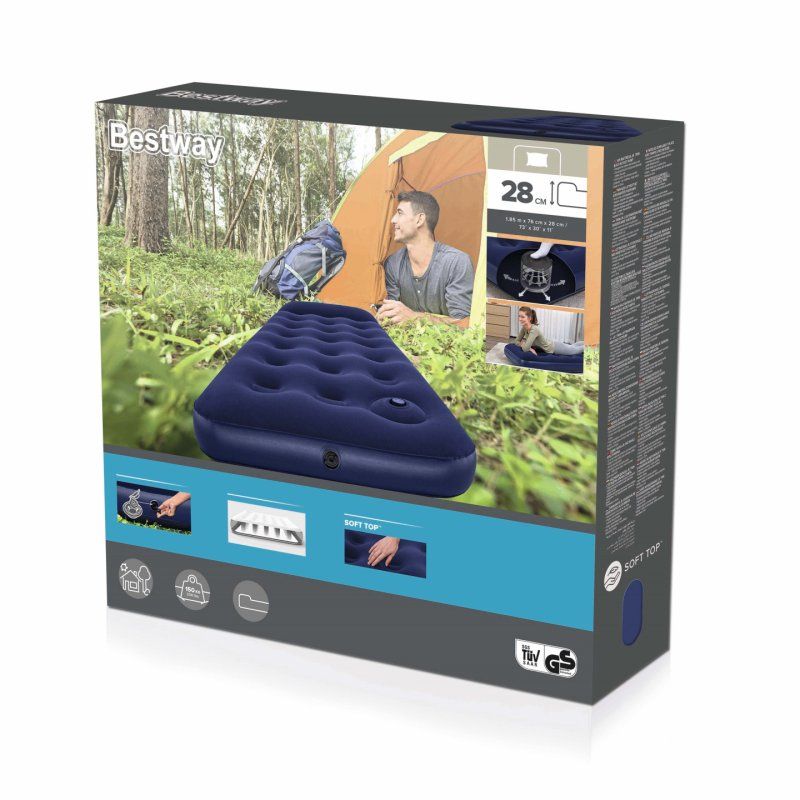Matelas Camp Floqué 185X76X28Cm
