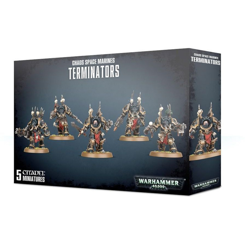 Warhammer 40k - Space Marine du Chaos Terminators (2019)