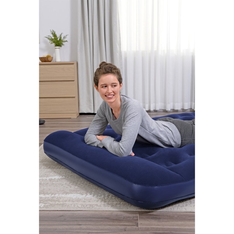Bestway Air Mattress Full with Built-in Foot Pump 1.91 m x 1.37 m x 28 cm