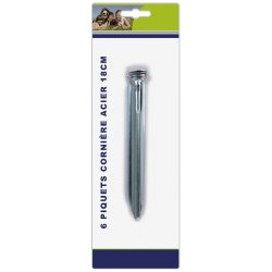6 PIQ CORNIERE ACIER 18CM