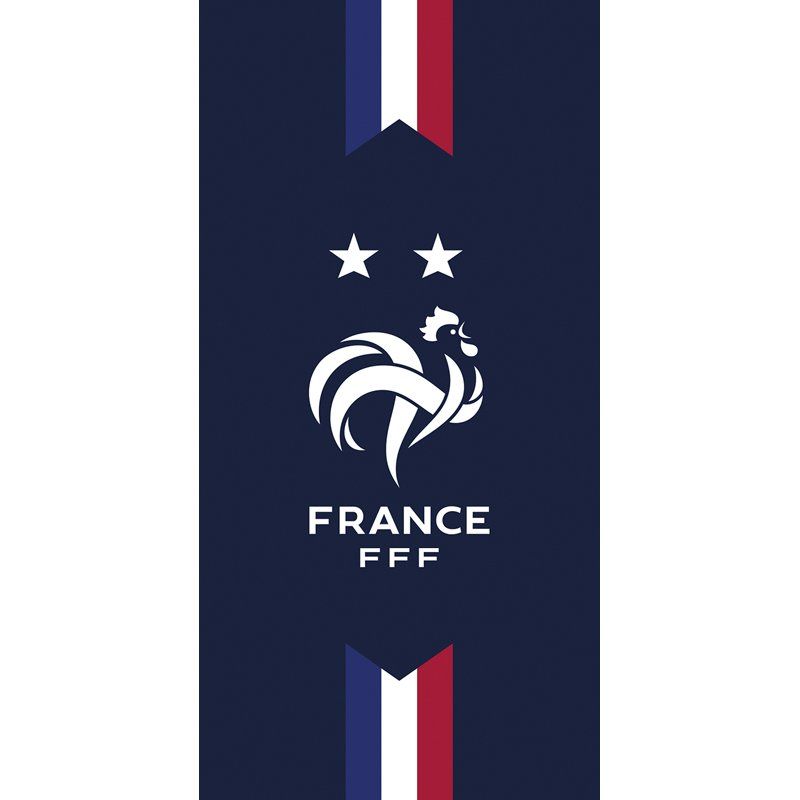 Drap De Plage 75X150Cm FFF Champion