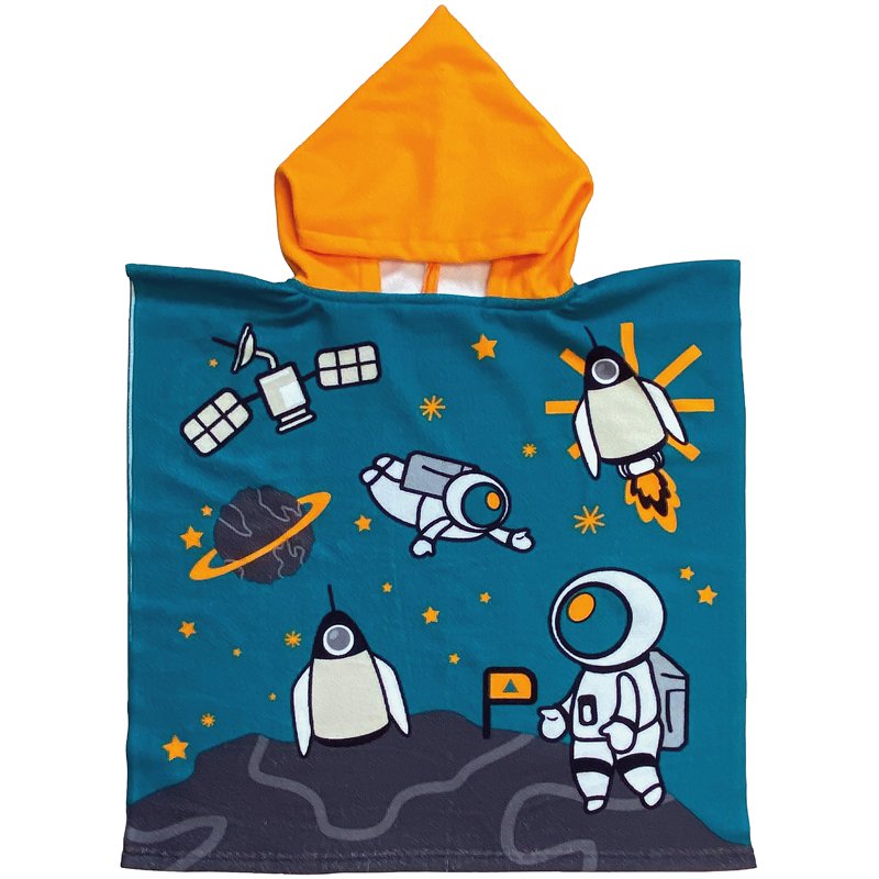 Poncho Enfant Microfibre 60X120Cm - Modèle choisi aléatoirement