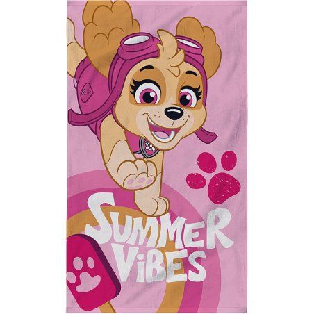 Drap De Plage 70x120Cm Pat Patrouille