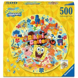 Rundpuzzle - Spongebob (500 Teile)