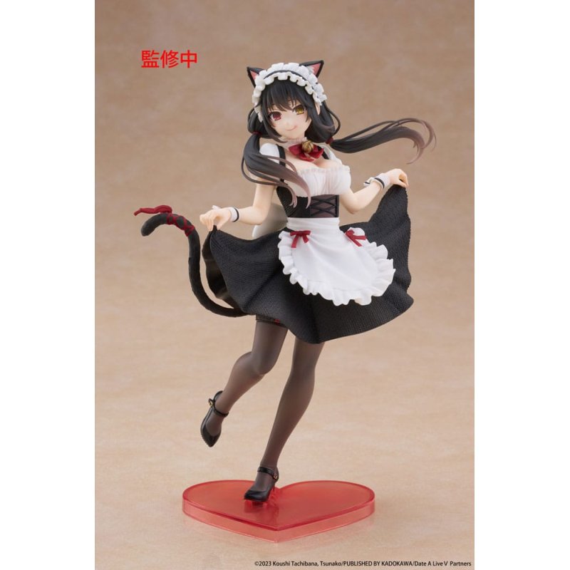 Date A Live V Coreful statuette PVC Kurumi Tokisaki Cat Ear Maid Ver. 18 cm