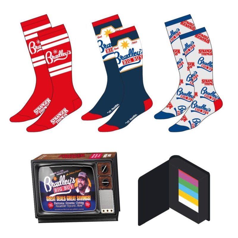 Stranger Things pack 3 assorted socks adult