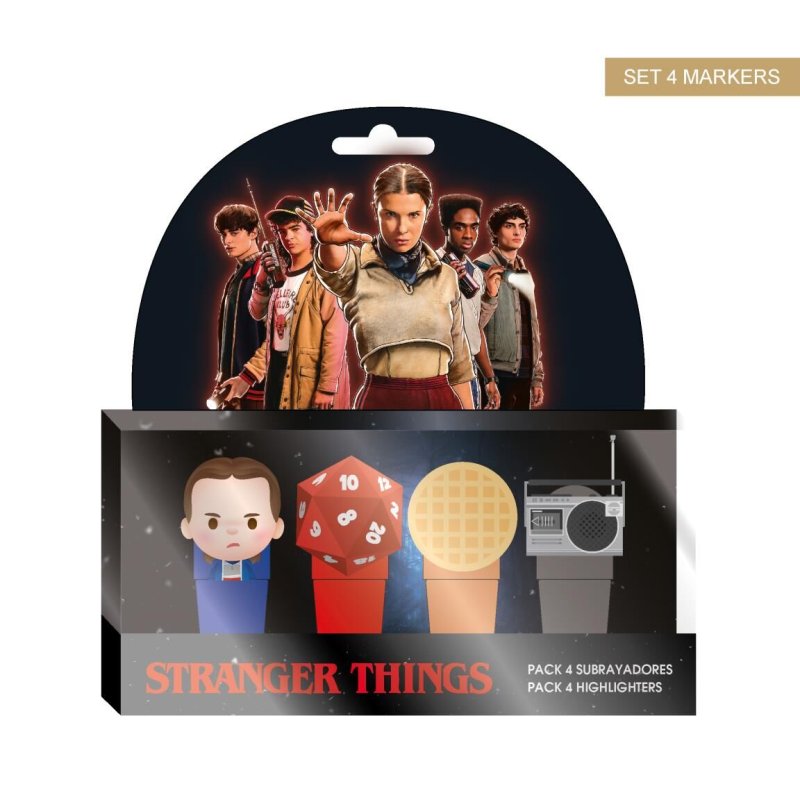 Stranger Things pack 4 highlighters