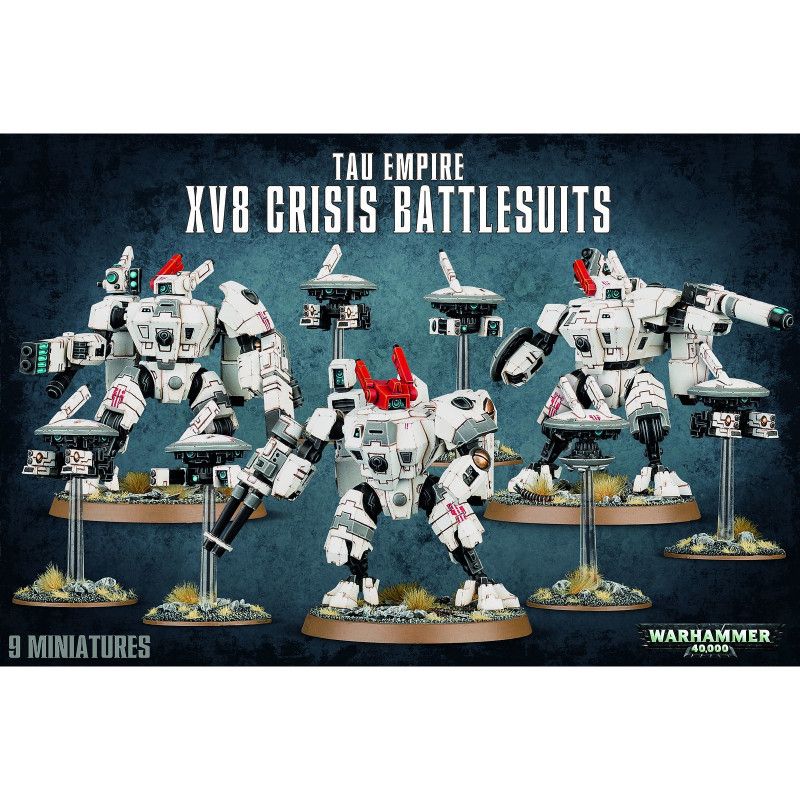 Warhammer 40k - Tau XV8 Crisis Battlesuit Team