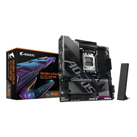 Carte Mère Gigabyte B840M Aorus Elite WiFi6E (AM5) Micro ATX