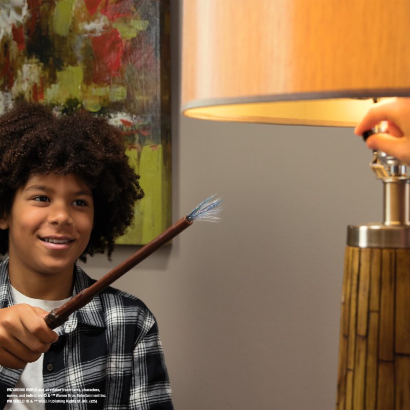 Wizarding World , Harry Potter 11-inch Spectacular Spell Magic Wand with Sparkle Visual Effect & Sounds, Kids Toys for