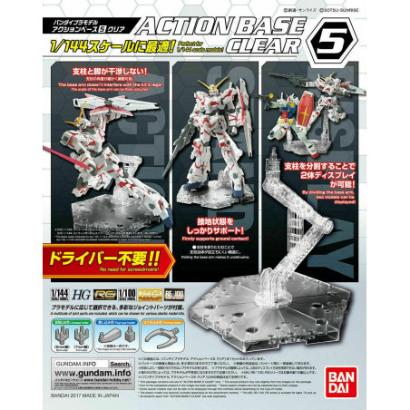 GUNDAM - Model Kit - ACTION BASE 5 CLEAR