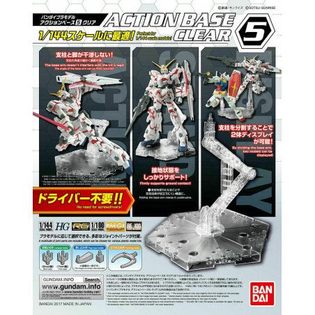 STOCK2-GUNDAM - Model Kit - ACTION BASE 5 CLEAR