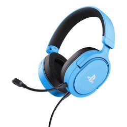 Trust GXT 498B Forta Casque Avec fil Arceau Jouer Bleu