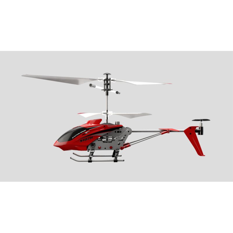 Syma - R/C S107H Helicopter 2.4GHz 23 cm Red - (50402)