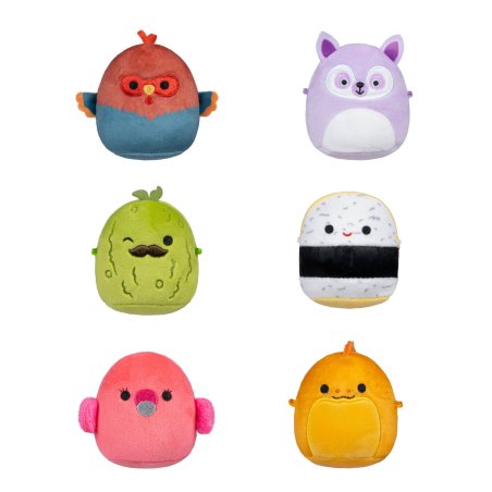 Micromallows - 6 cm 6 Pack Plush S2 - Charles, Onel, Mo, Cookie, Reed and Layla