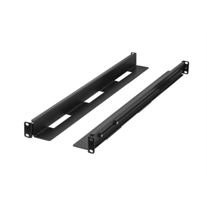 KIT CARRIL LANBERG RACK 19" DESLIZANTE 650-1090MM NEGRO