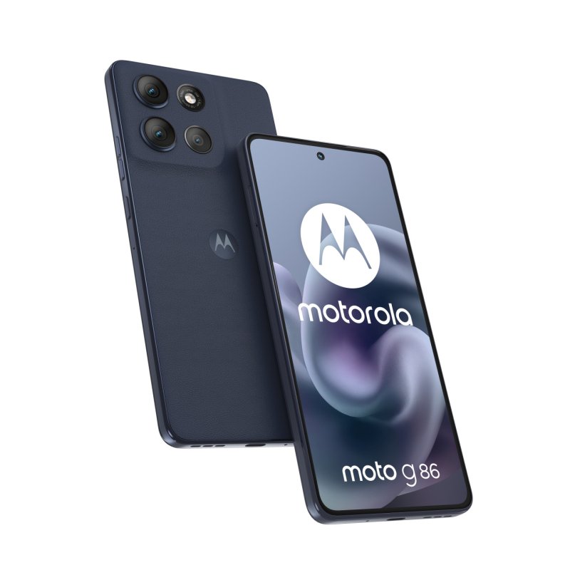 Motorola moto g86 5G 16,9 cm (6.67") Double SIM Android 15 USB Type-C 8 Go 256 Go 5200 mAh Bleu foncé