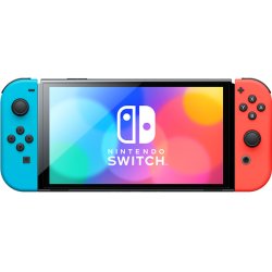 Nintendo Switch OLED console de jeux portables 17,8 cm (7") 64 Go Écran tactile Wifi Noir, Bleu, Rouge