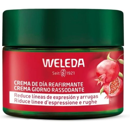 WELEDA Organic Firming Day Cream Natural Cosmetics Anti Aging Face Cream with Pomegranate Seed Oil and Maca Peptides