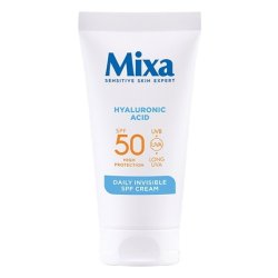 Mixa Moisturizing Face Cream Spf50 Against Dryness With Hyaluronic Acid 50ml