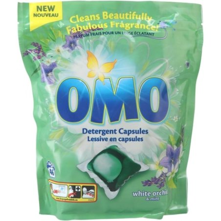 Omo Laundry Detergent Capsules White Orchid & Mint