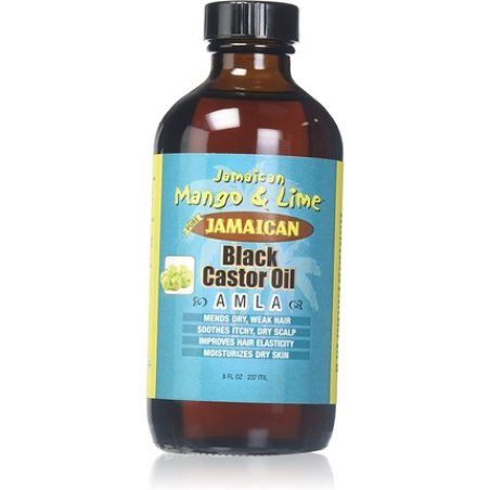 Jamaican Mango & Lime Black Castor Oil with AMLA for Dry & Weak Hair 4oz