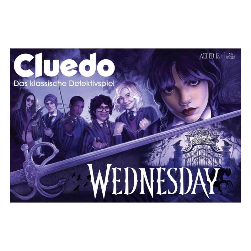 Wednesday jeu de plateau Cluedo *ALLEMAND*