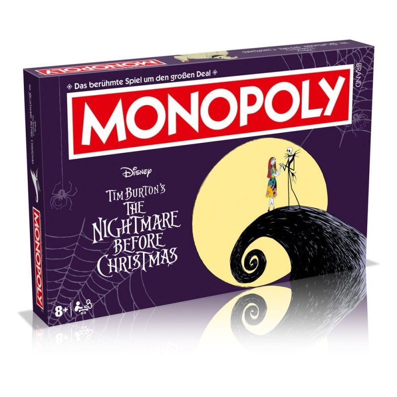 Monopoly jeu de plateau L'Étrange Noël de monsieur Jack *ALLEMAND*