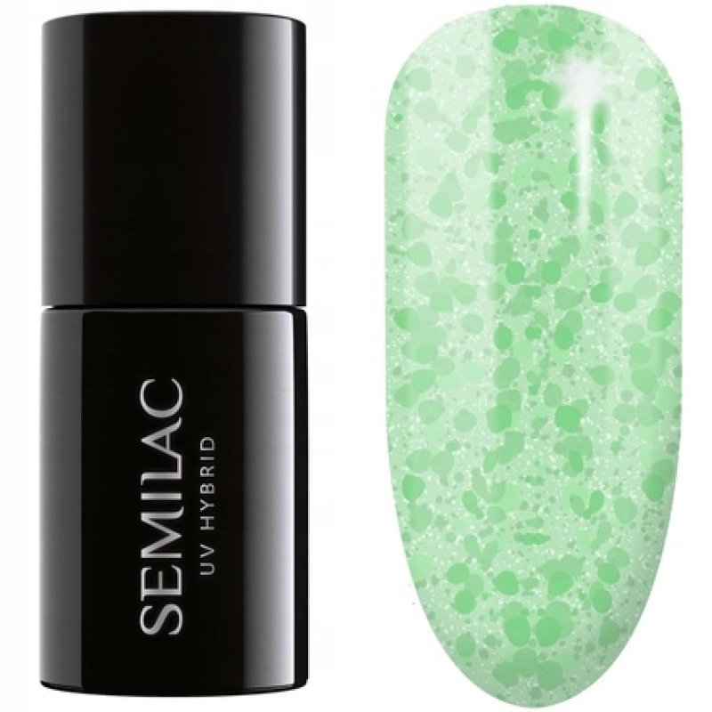 Semilac UV Nail Polish Hybrid 494 Frozen Pistachios 7ml