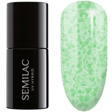 Semilac UV Nail Polish Hybrid 494 Frozen Pistachios 7ml