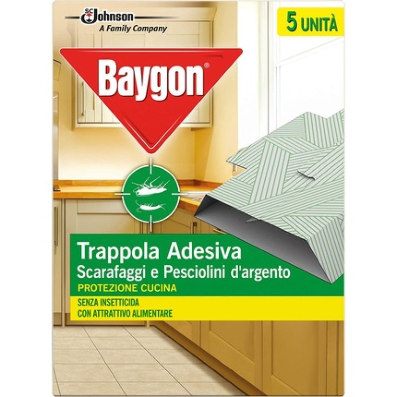 Baygon Adhesive Trap Cockroaches Kitchen Protection - 62.5 G Parent 1