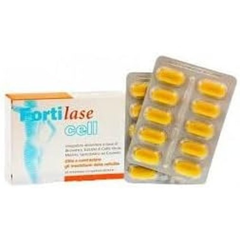 Mylan Fortilase Cell Dietary Supplement Draining Anti Cellulite 30 Tablets