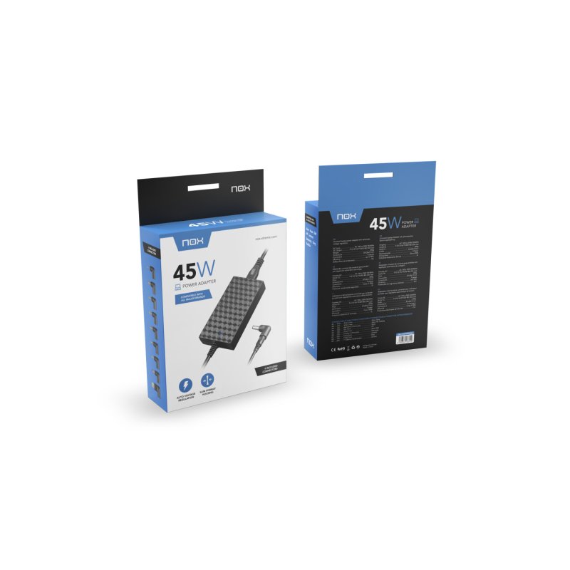 CARGADOR PORTATIL UNIVERSAL NOX 45W USB