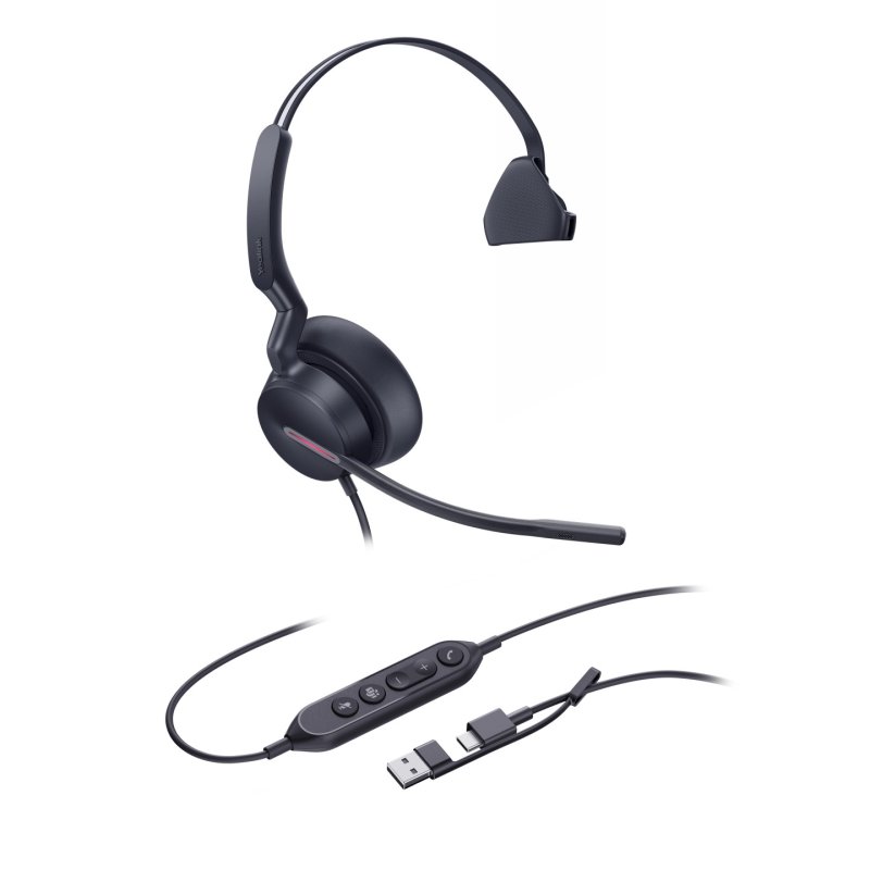 Yealink Headset UH46 Mono Teams USB-C/A