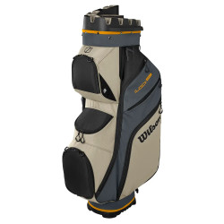 Wilson - I-Lock Dry Golf Cart Bag - Grey/Khaki/Orange