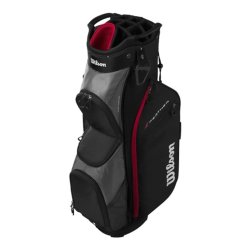 Wilson - Feather Cartbag – Black/Red/Grey