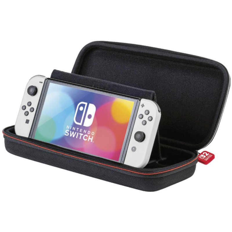 Pochette de transport Deluxe Game Traveler noire pour Nintendo Switch 2, Switch et Switch OLED