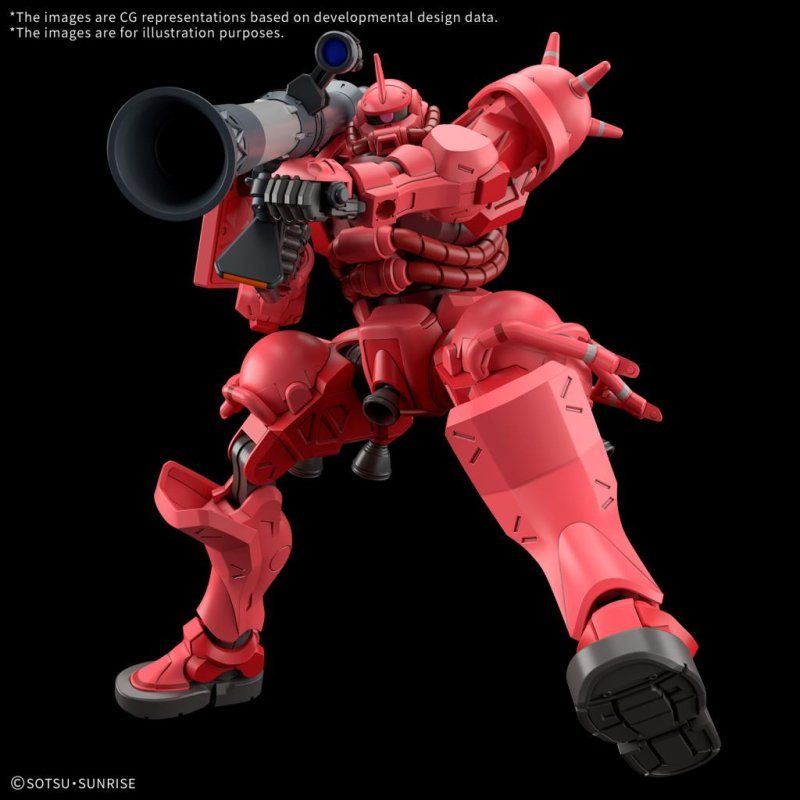 GUNDAM - HG 1/144 Char's Zaku (GQ) - Model Kit