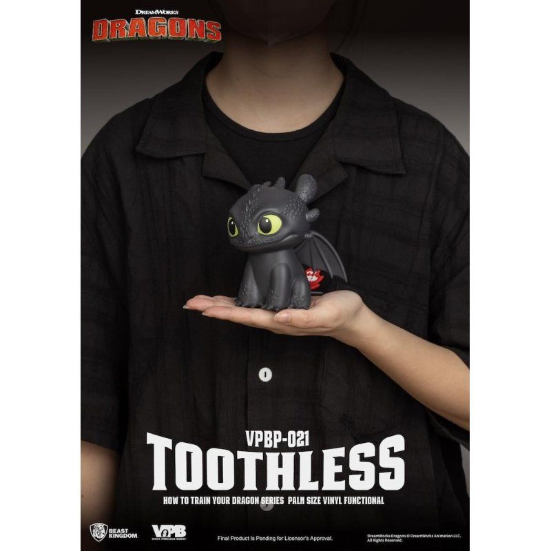 DRAGON - Krokmou - Tirelire Vinyl Figure 12cm